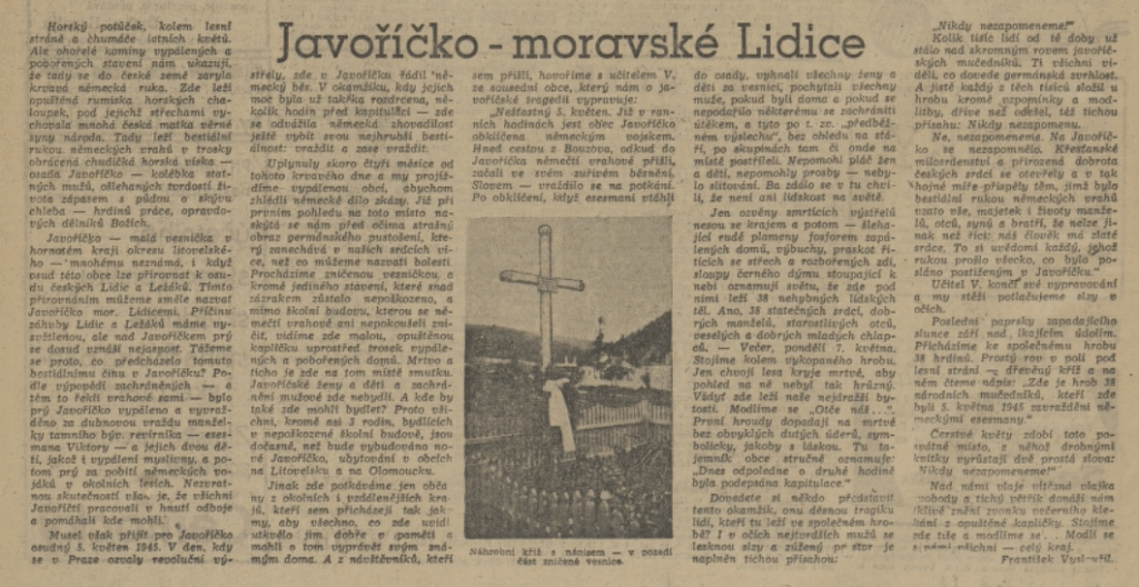 Národní obroda, deník Československé strany lidové 23. 9. 1945