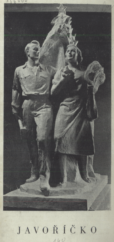 Pamětní brožura – fotografie makety pomníku