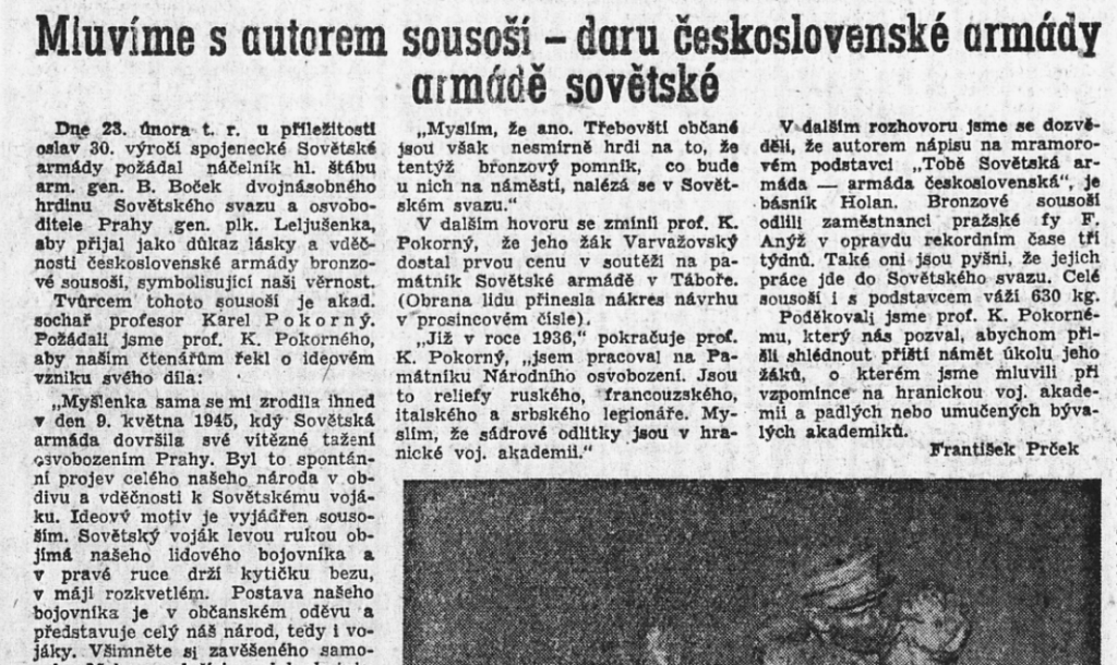 Obrana lidu, list Československé armády 29. 2. 1948
