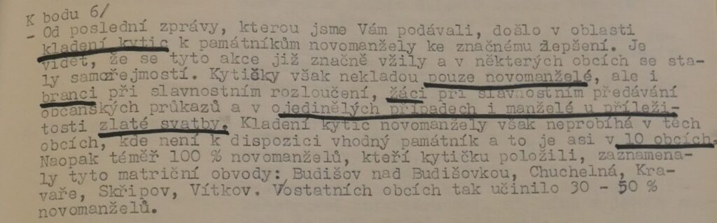 Zpráva o činnosti Sboru pro občanské záležitosti v Opavě, 1977 /Zemský archiv Opava