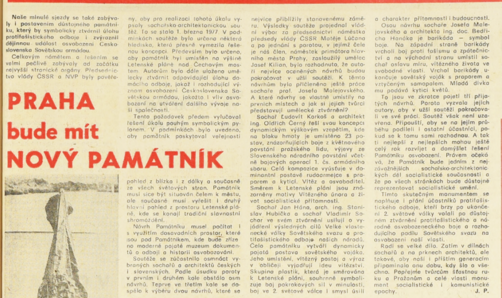 Hlas revoluce, týdeník Českého svazu bojovníků za svobodu 21. 10. 1978