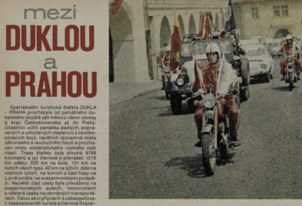 Spartakiádní štafeta /Svět motorů 25. 7. 1975