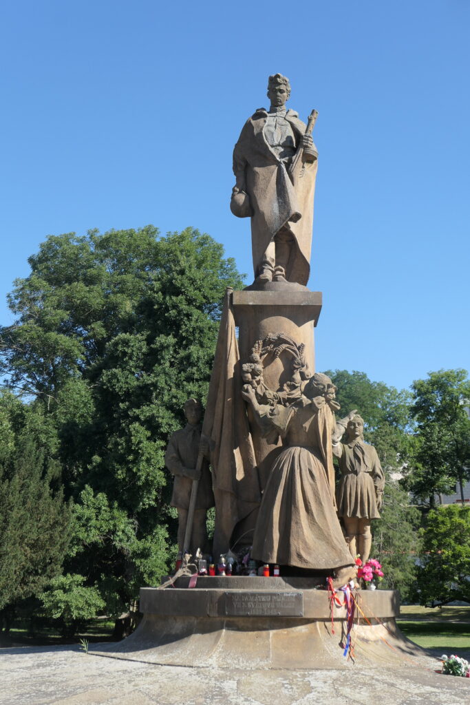 Památník osvobození v Pardubicích v současnosti /foto autorů