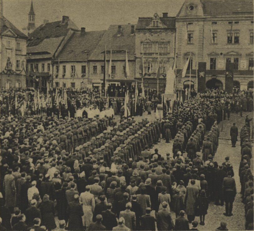 Prvnímu Stalinovu pomníku v pohraničí ve Cvikově, při jehož odhalování promluvil ministr informací Václav Kopecký, byla věnována poměrně velká mediální pozornost. I to zřejmě způsobilo, že se cvikovský pomník záhy dostal do povědomí jako první Stalinova socha v Československu vůbec /Svět v obrazech 13. 11. 1948